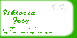viktoria frey business card